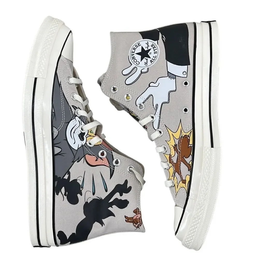 Converse x Tom and Jerry Chuck 70 Limited Edition Hightop Sneakers Shoes Size 13 - Picture 5 of 13